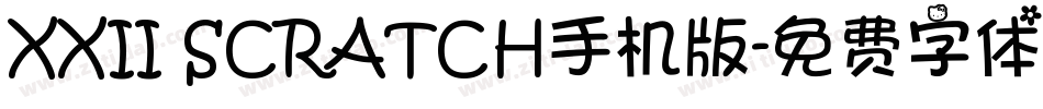 XXII SCRATCH手机版字体转换